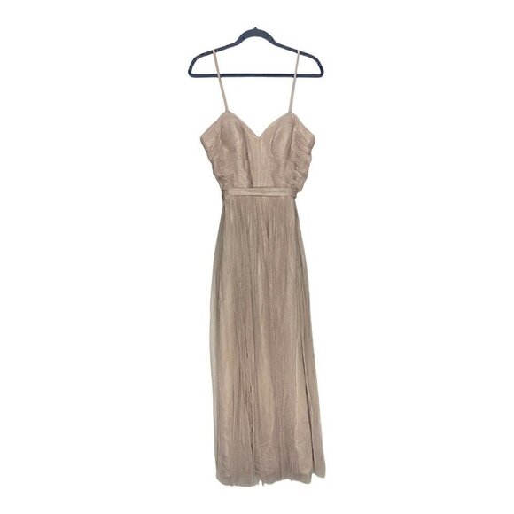 Wtoo By Watter Styles Bridesmaids Dress Size 10 Women's Style 00141 Mocha Blush - Picture 1 of 5